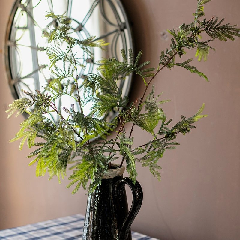 Artificial Faux Acacia Plant Stem 47" Tall - RusticReach