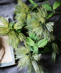 Artificial Albizia Flower Stem 25" Tall