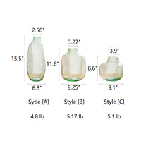 Large Artisan Glass Irregular Shape Vase