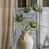 Faux Silk Artificial Sunflower Stem in Green 39" Tall Colored Art - RusticReach