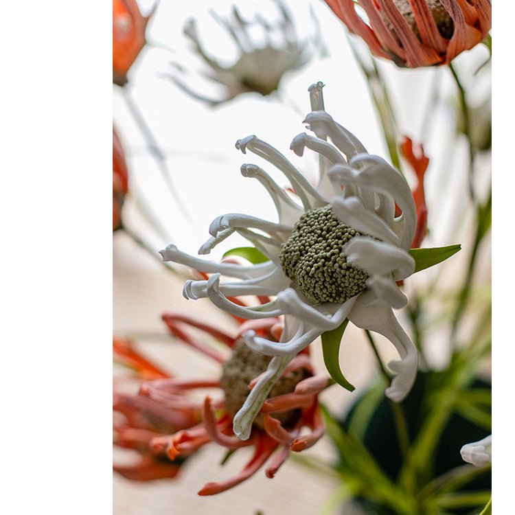 Faux Silk Colored Art Sunflower Stem 39" Tall - RusticReach