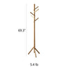 Ash Wood Coat Rack Home Entryway Rack - RusticReach