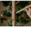 Ash Wood Coat Rack Home Entryway Rack - RusticReach