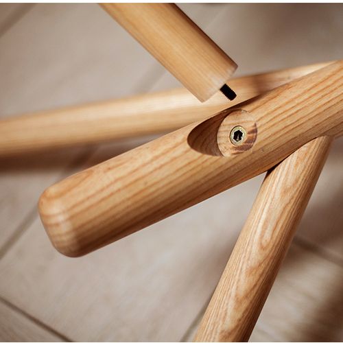 Ash Wood Coat Rack Home Entryway Rack - RusticReach