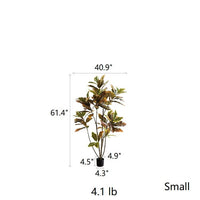 Large Leaf Artificial Croton Tree