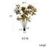 Large Leaf Artificial Croton Tree In Pot - RusticReach