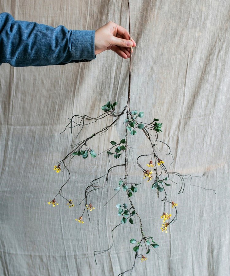 Faux Artificial Colorful Baby's - Breath Vine Stem 27" Tall Silk - RusticReach