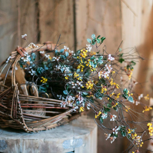 Faux Baby's Breath Blue Small Flowers Faux Fake Babies Breath Artifical Babys  Breath Small Flower Boquet Wedding Blue Floral Home Decor 