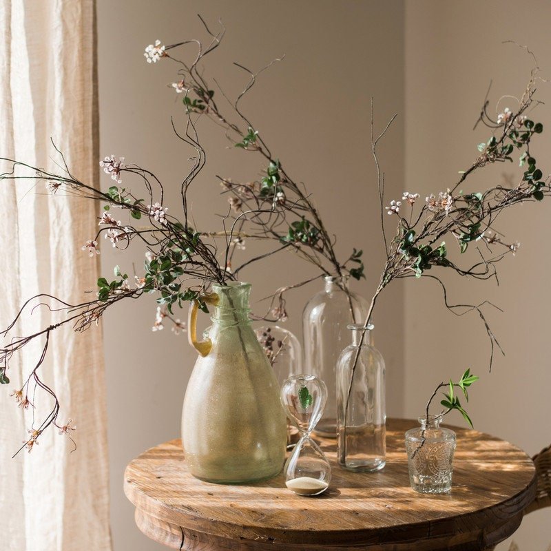 Faux Artificial Colorful Baby's - Breath Vine Stem 27" Tall Silk - RusticReach