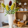 Faux Banksia Integrifolia Faux Flower 28" Tall Silk - RusticReach