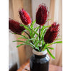 Faux Banksia Integrifolia Faux Flower 28" Tall Silk - RusticReach