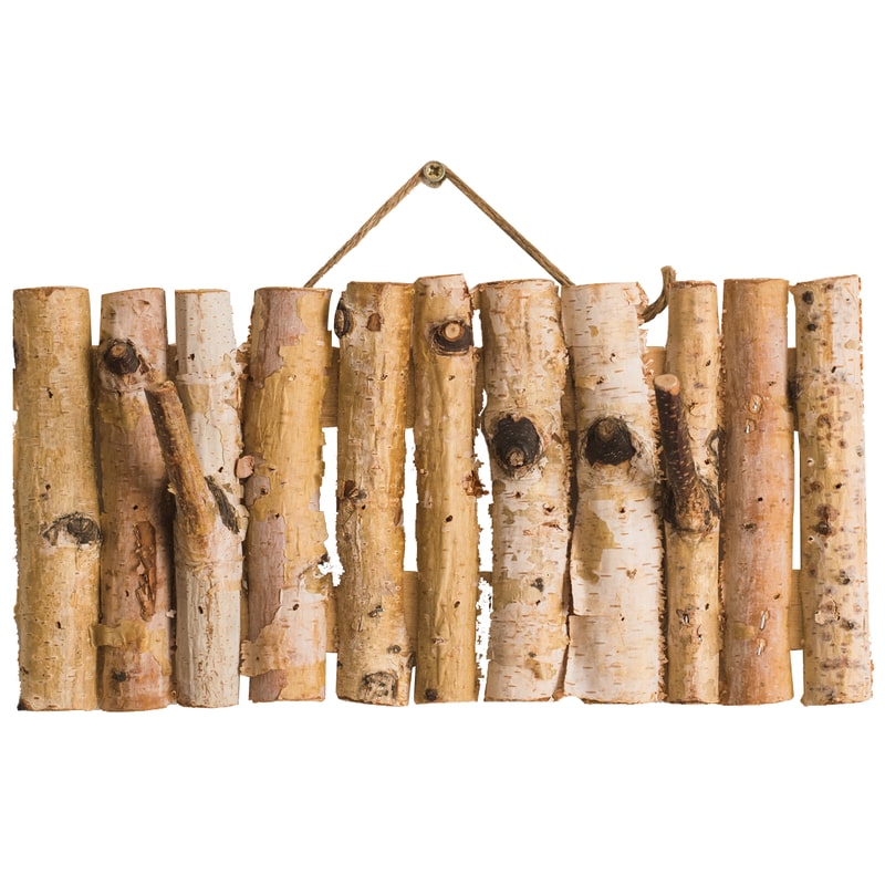 Birch Wood Country Wall Hook