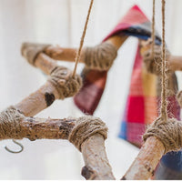 Birch Wood Craft Decorative Wind Chime Hanger