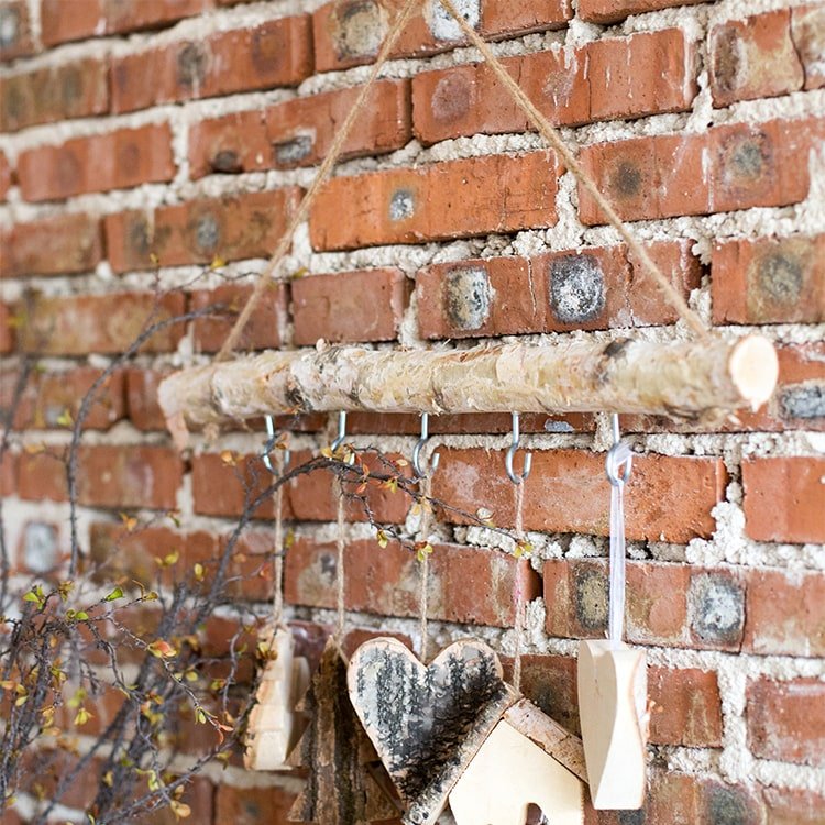 Birch Wood Craft Wall Hanger - RusticReach