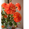 Faux Silk Artificial Blooming Dahlia Stem 29" Tall - RusticReach