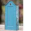 Rustic Blue Iron Flower Pot with Handle - RusticReach