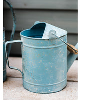 Blue Metal Rustic Watering Can