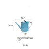Blue Metal Rustic Watering Can - RusticReach
