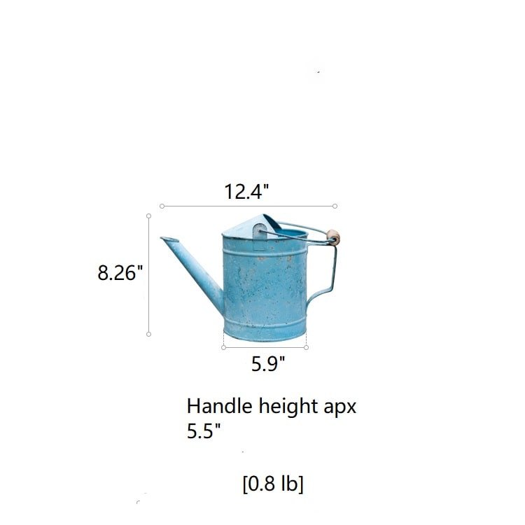 Blue Metal Rustic Watering Can - RusticReach