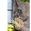 Brown Canvas Hanging Wall Storage for Garden Tools - RusticReach
