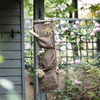 Brown Canvas Hanging Wall Storage for Garden Tools - RusticReach