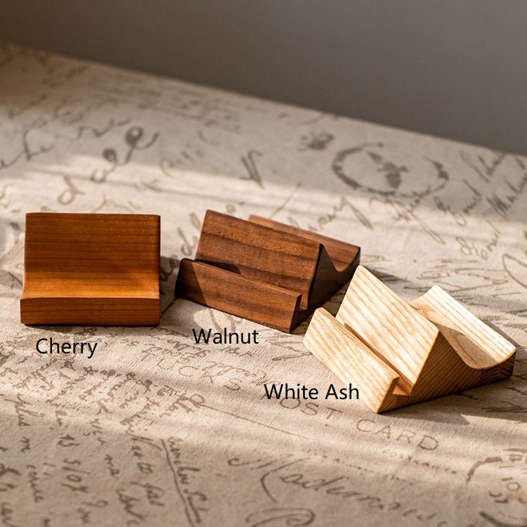 Solid Wood Cellphone Stand Desktop Stand - RusticReach