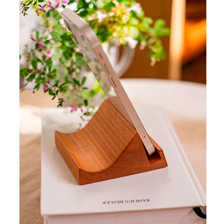 Solid Wood Cellphone Stand Desktop Stand