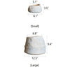 Cement Weaving Pattern Plants Container or Planter - RusticReach