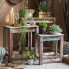 Colorful Solidwood Plant Stand Side Table - RusticReach