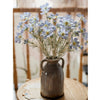 Faux Silk Cosmos Stem in Blue 24" Tall - RusticReach