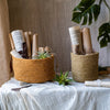 Cotton Rope Woven Basket Desktop Organizer - RusticReach
