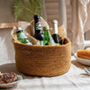 Cotton Rope Woven Basket Desktop Organizer - RusticReach