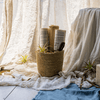 Cotton Rope Woven Basket Desktop Organizer - RusticReach