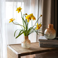 Yellow Faux Daffodil Flower Stem 19" Tall