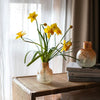 Artificial Silk Yellow Faux Daffodil Flower Stem 19" Tall - RusticReach