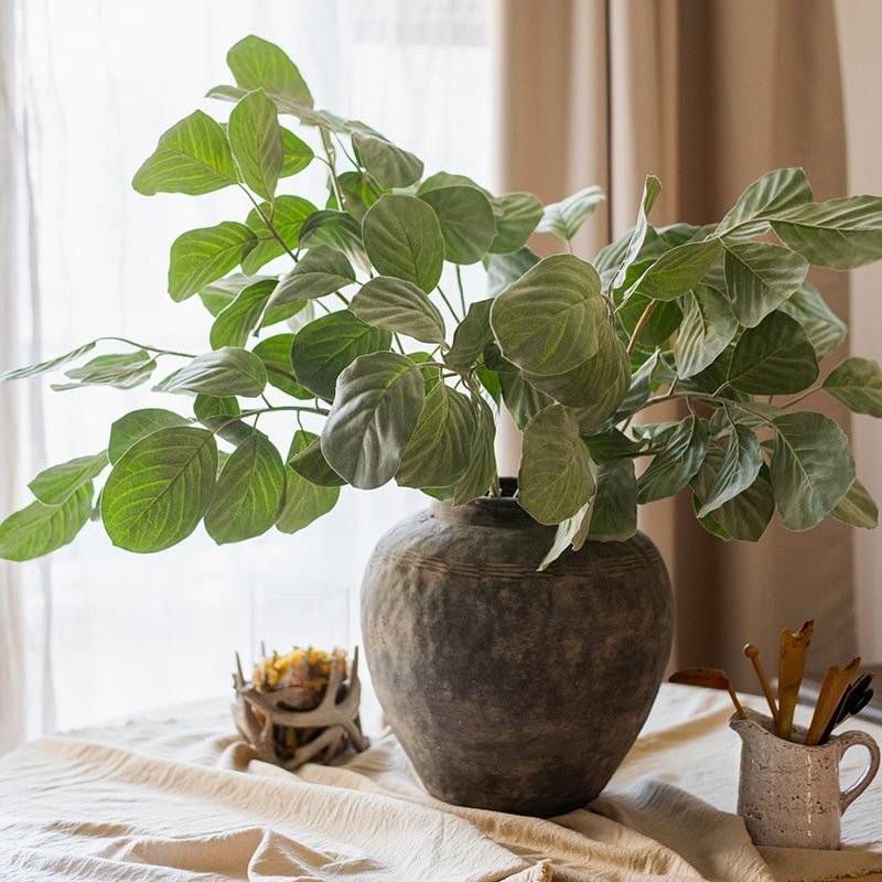 Artificial Faux Large Dans Leaf Stem Plant - RusticReach