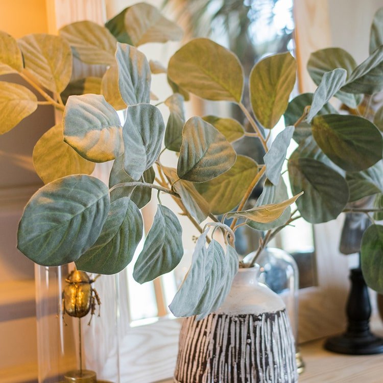 Artificial Faux Large Dans Leaf Stem Plant - RusticReach