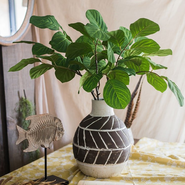 Artificial Faux Large Dans Leaf Stem Plant - RusticReach