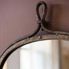 Antique Style Dark Iron Mirror - RusticReach