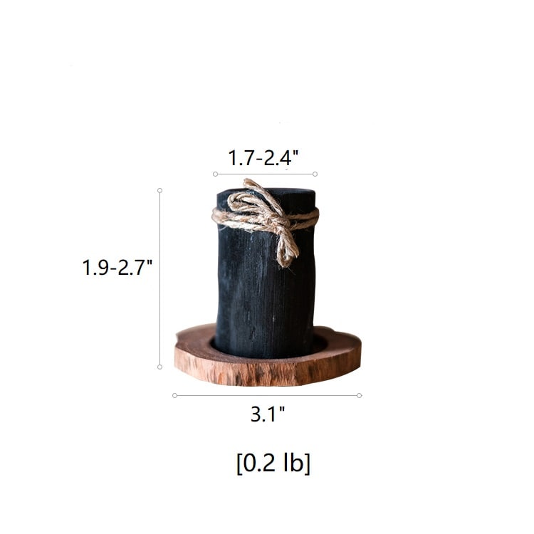 Desktop Charcoal Planter Wood Tray - RusticReach