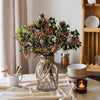 Rose Purple Elder Flower Leaf Bunch 22" Tall - RusticReach