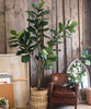 Artificial Tree Fiddle Leaf Tree In Pot - RusticReach
