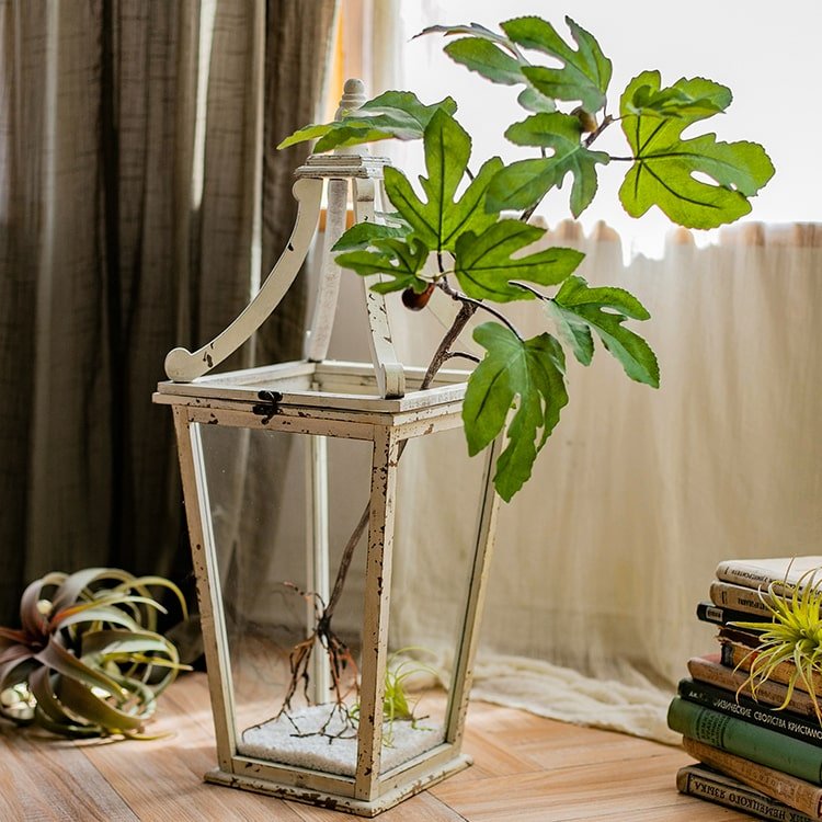 Artificial Faux Fig Leaf Stem - RusticReach