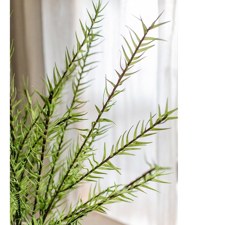Artificial Faux Flax Grass Stem in Green 48" Tall - RusticReach