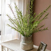 Artificial Faux Flax Grass Stem in Green 48" Tall - RusticReach