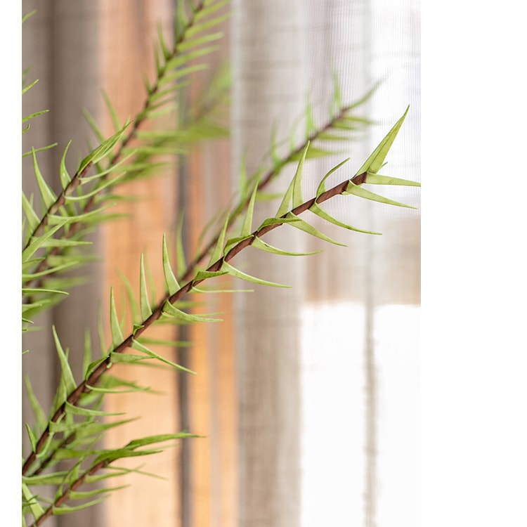 Artificial Flax Grass Stem in Green 48" Tall