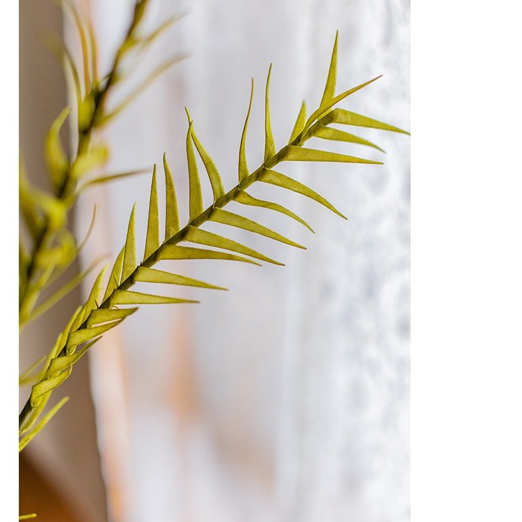 Artificial Flax Grass Stem in Yellow 46" Tall Faux - RusticReach