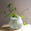 Hand Blown Glass Foggy Glass Vase - RusticReach