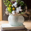 Hand Blown Glass Foggy Glass Vase - RusticReach