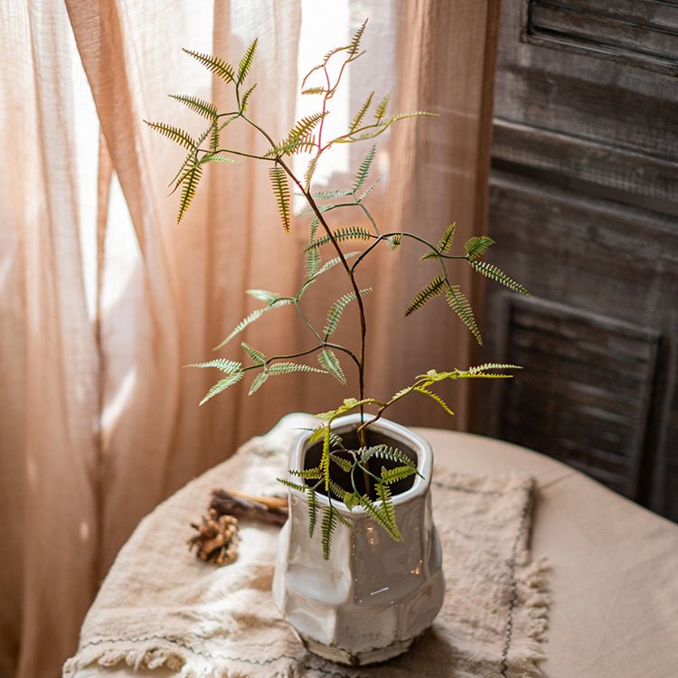 Artificial Faux Forked Fern Stem - RusticReach